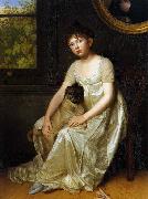 unknow artist Portrait of Sylvie de la Rue France oil painting reproduction